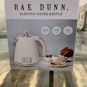 Rae Dunn White Electric Kettle